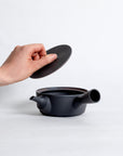 Nankei Flat Bottom Kyusu - Black