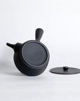 Nankei Flat Bottom Kyusu - Black