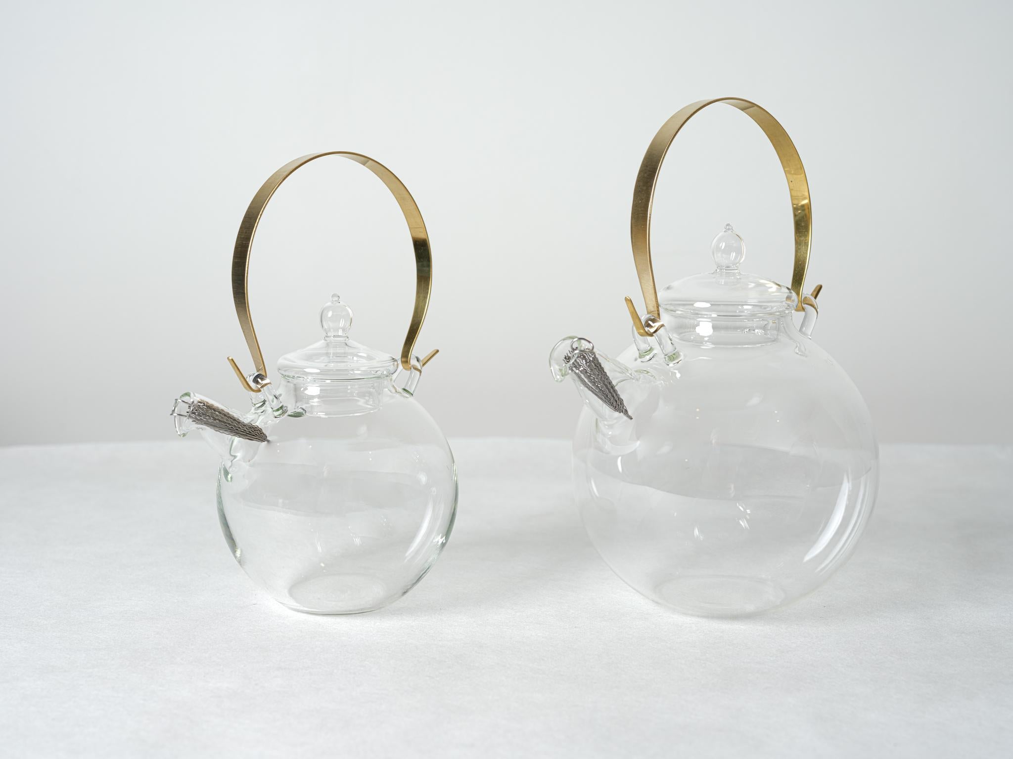 French Tea Club blown glass teapot - 3 cups