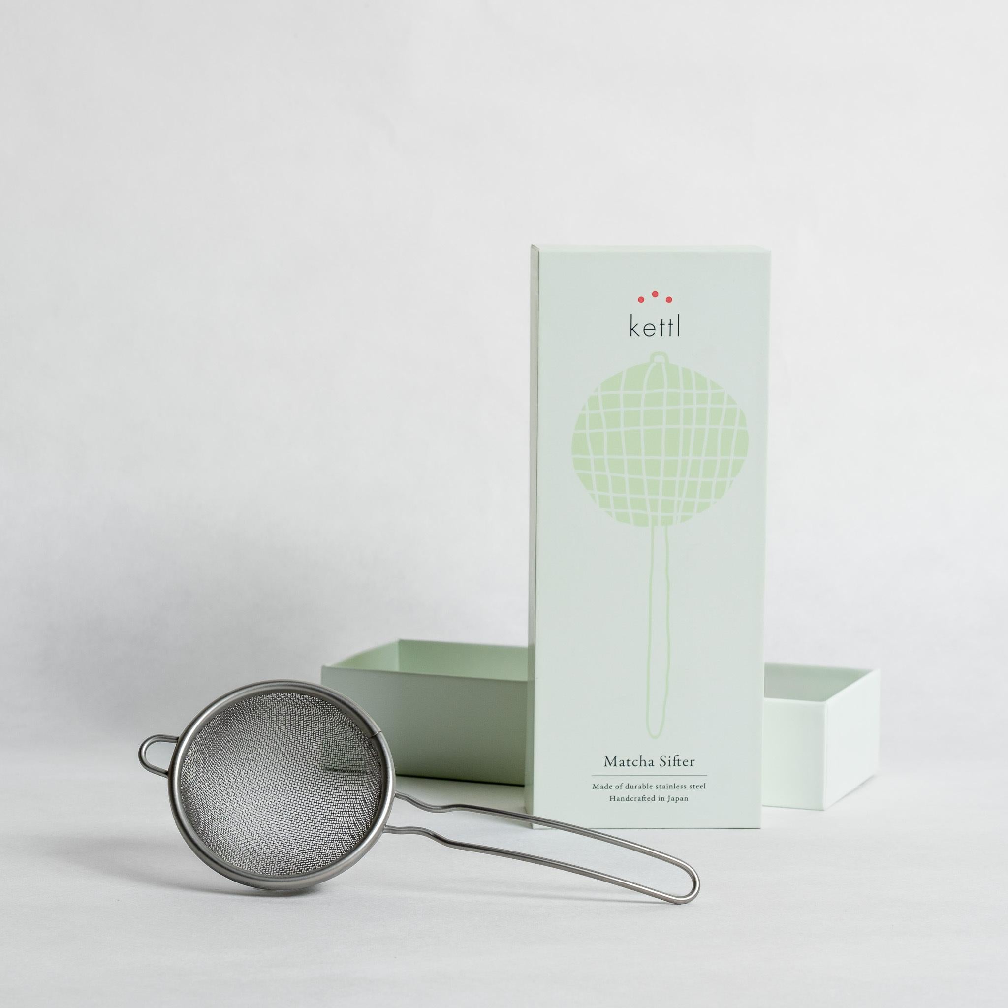 (未使用･未開封品)　MATFER(マトファ) トリフカッター 744604 ステンレス フランス WTL31 sdt40b8 Kettl Matcha Sifter - Stainless Steel