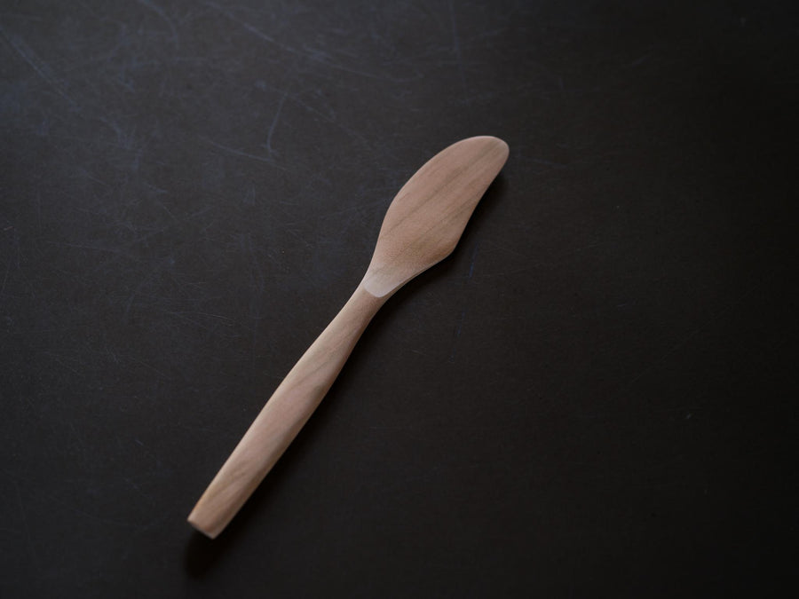 Cherry Wood Butter Knife - Large