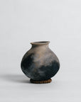 Yoshiyuki Shimizu Pit Fire Round Flower Vase C