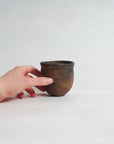 Raku Fired Yunomi - Shigeyoshi Morioka