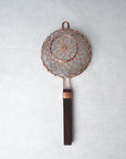 Kanaami Tsuji Tea Strainer - Copper with Rosewood Handle