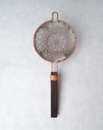 Kanaami Tsuji Tea Strainer - Copper with Rosewood Handle