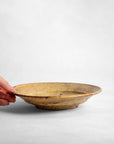 Asahikawa Plate (beige crackle) - Kazuhiko Kudō