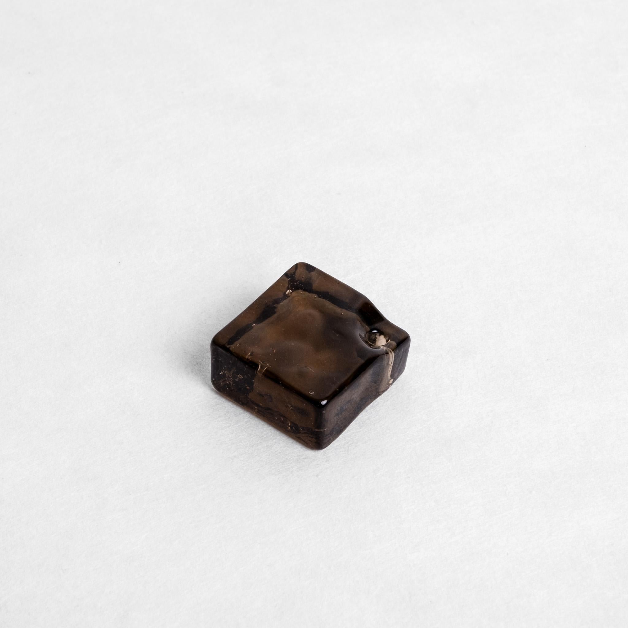 Square Glass Incense Holder - Black – Kettl
