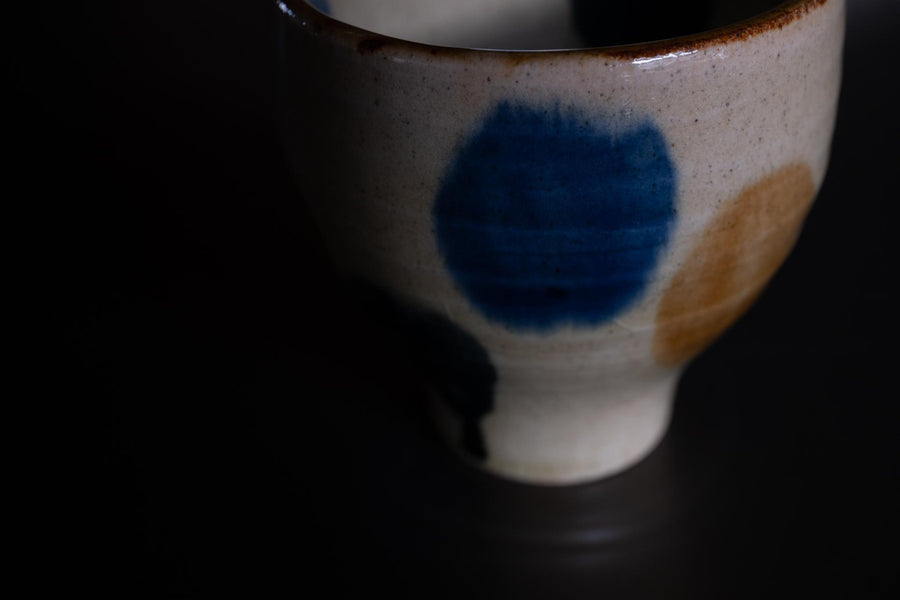 Sansai Drop Glaze Yunomi