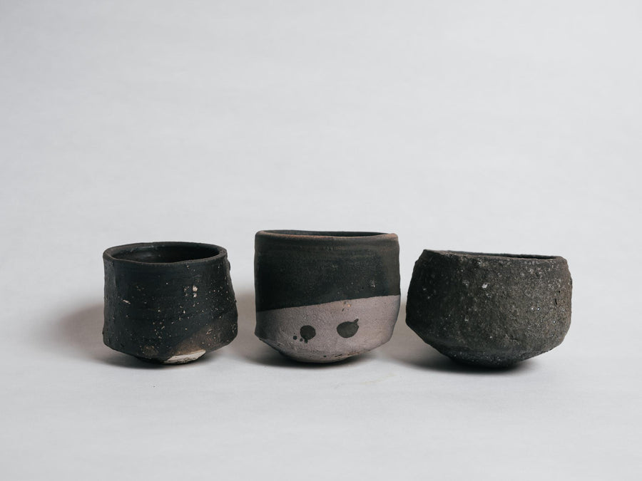 Yoshiyuki Shimizu Okinawa Black Clay Chawan