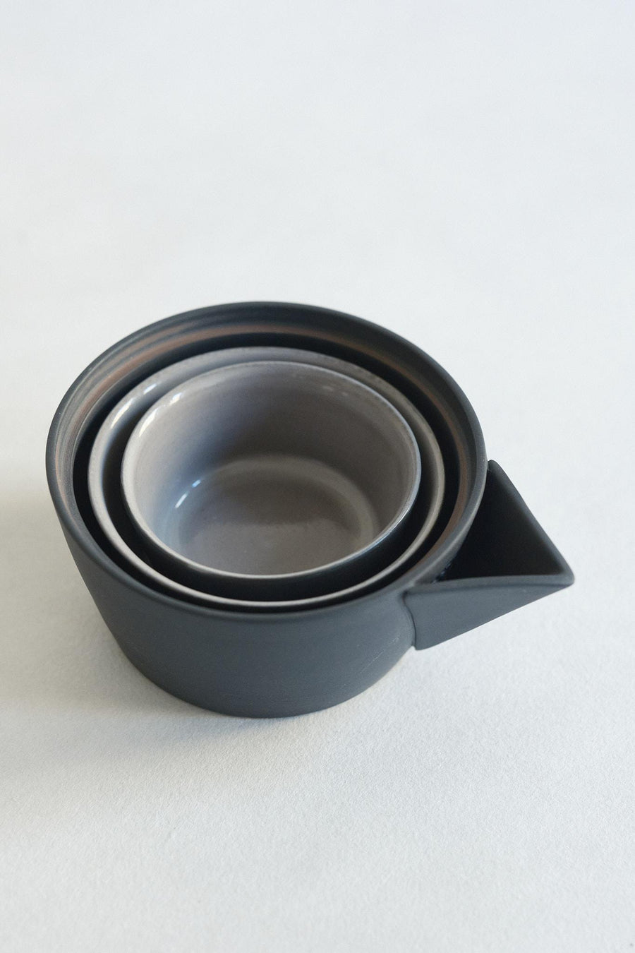 Nankei Nesting Kyusu & Cup Set - Black