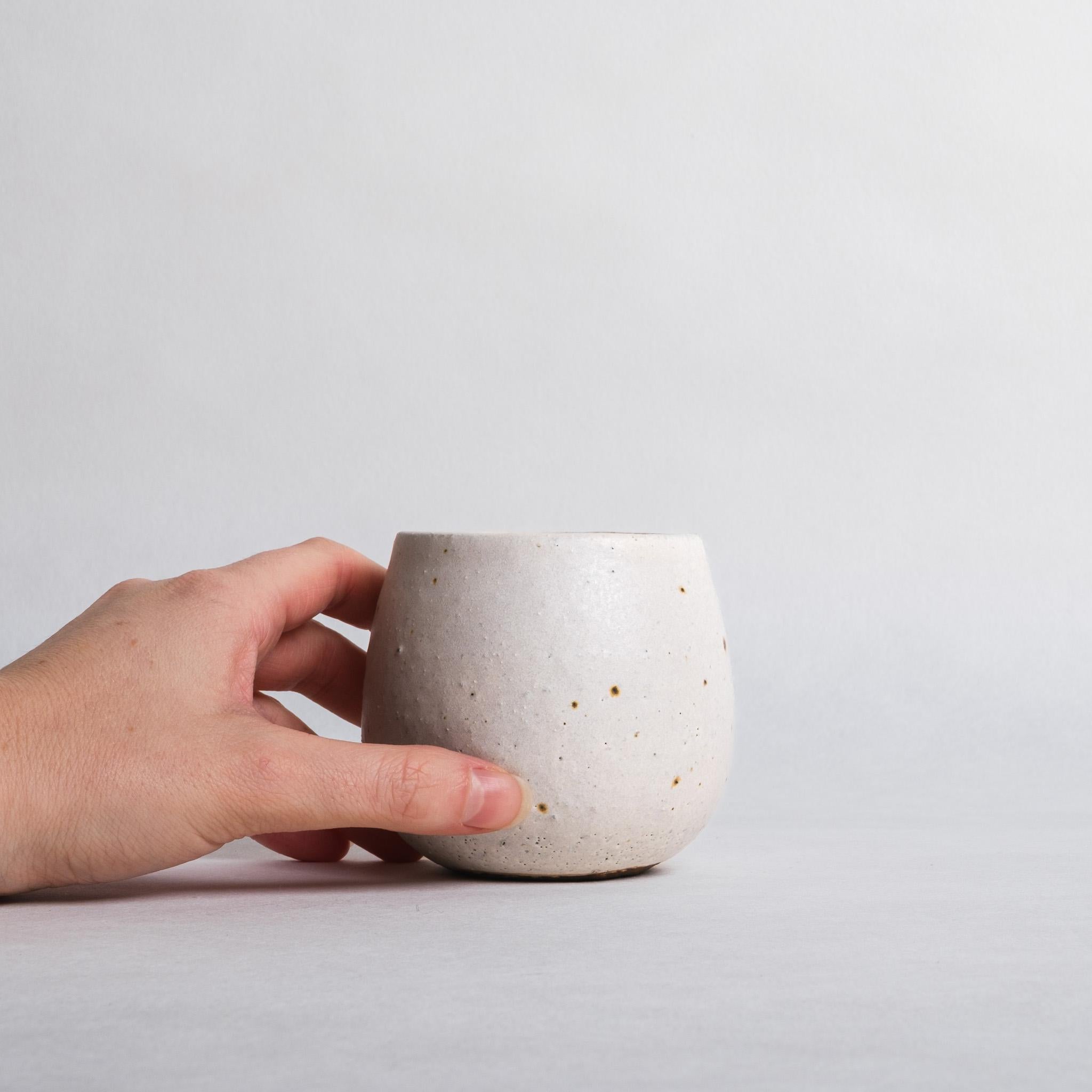 White Uzura Cup - Naoko Murakami