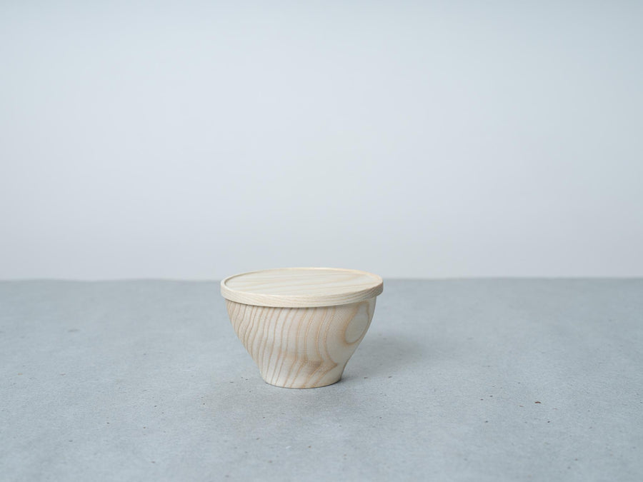 Wooden Cup w/ Saucer - Natural