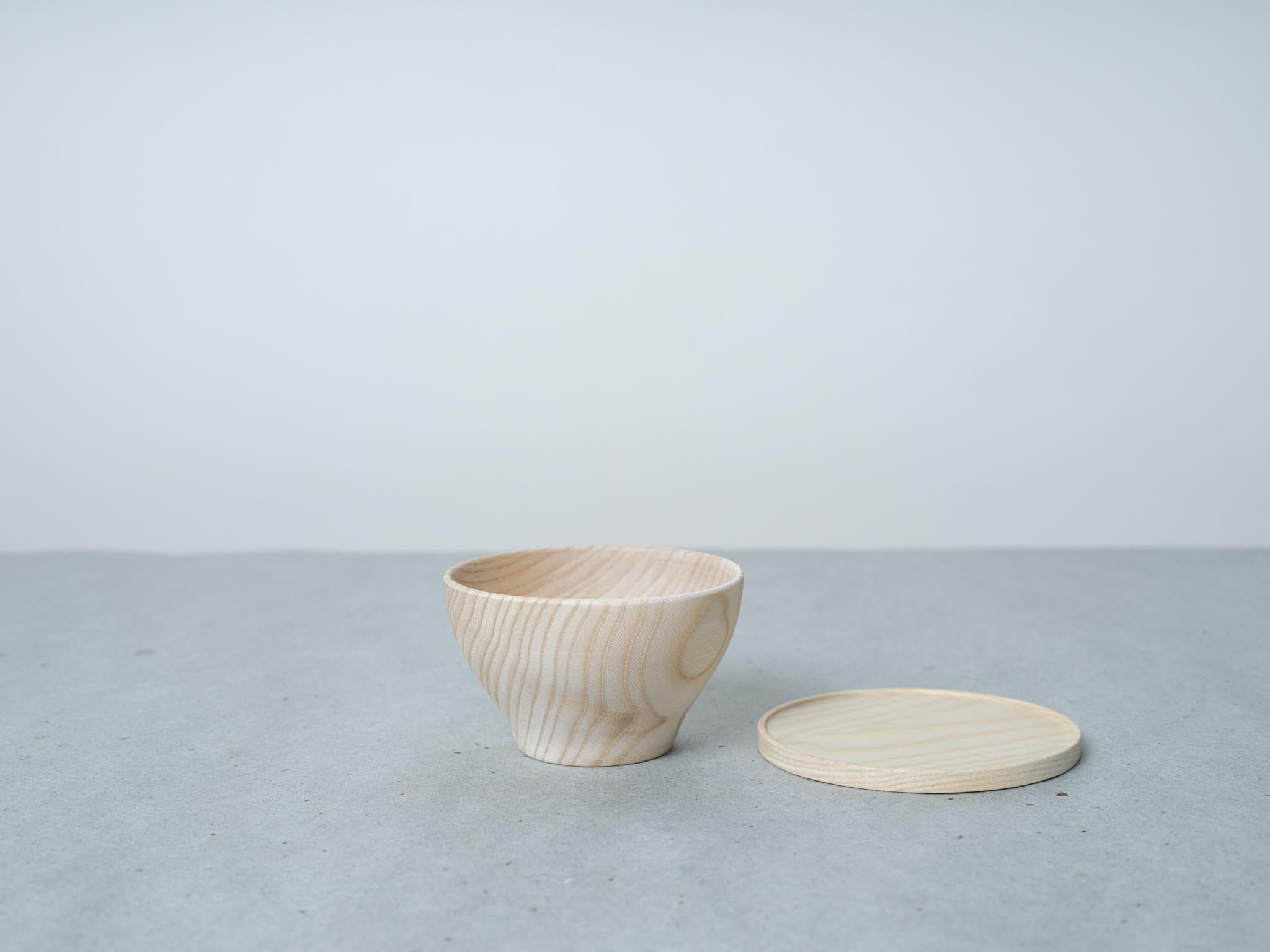 Wooden Cup w/ Saucer - Natural