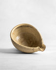 Asahikawa Spouted Tea Bowl (beige) - Kazuhiko Kudō