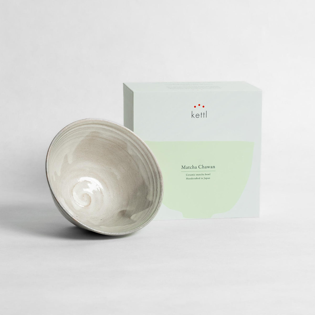 Kettl Kohagi White Chawan Tea Bowl - Bowl Only