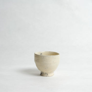 White Slip Glaze Yunomi - Shigeyoshi Morioka