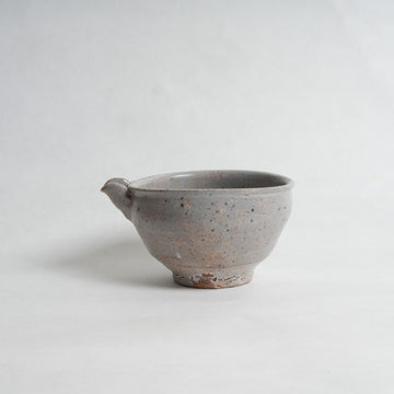 Eggshell Katakuchi Matcha Bowl - Shigeyoshi Morioka