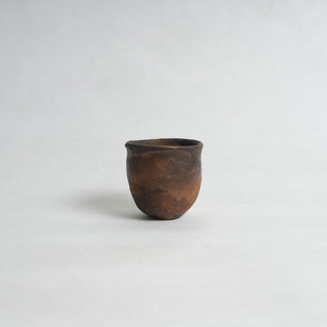 Raku Fired Yunomi  - Shigeyoshi Morioka