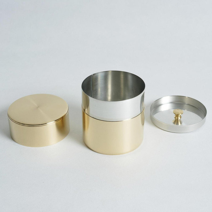 Kaikado 120g Brass Tea Caddy