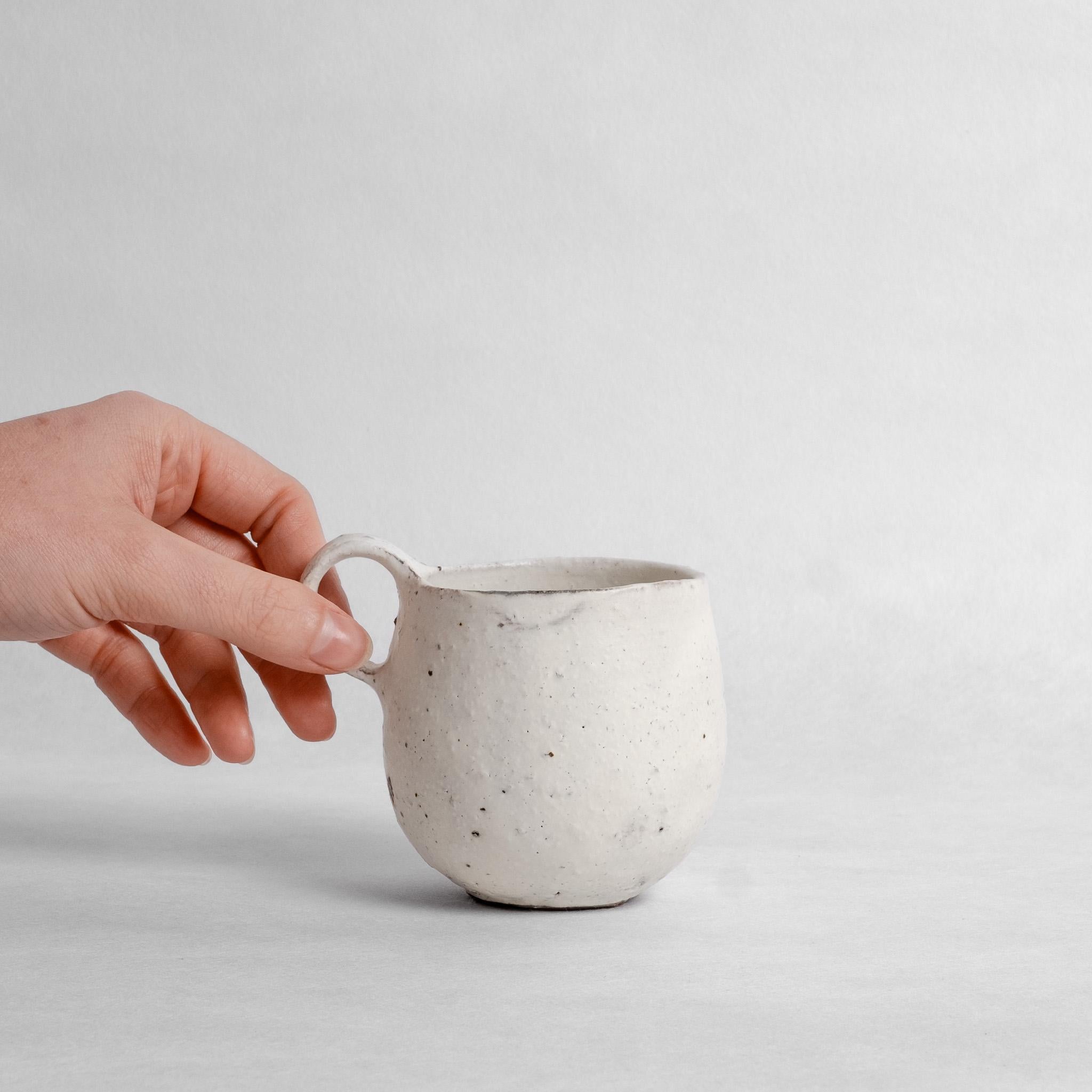 White Uzura Mug - Naoko Murakami