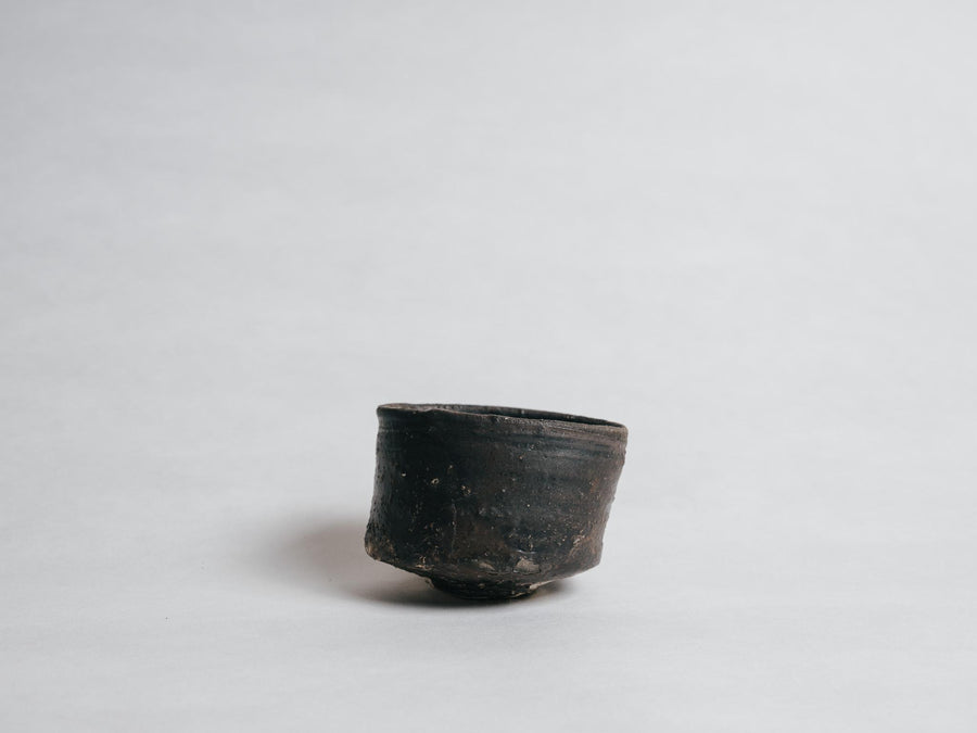 Yoshiyuki Shimizu Okinawa Black Clay Chawan