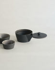 Nankei Nesting Kyusu & Cup Set - Black