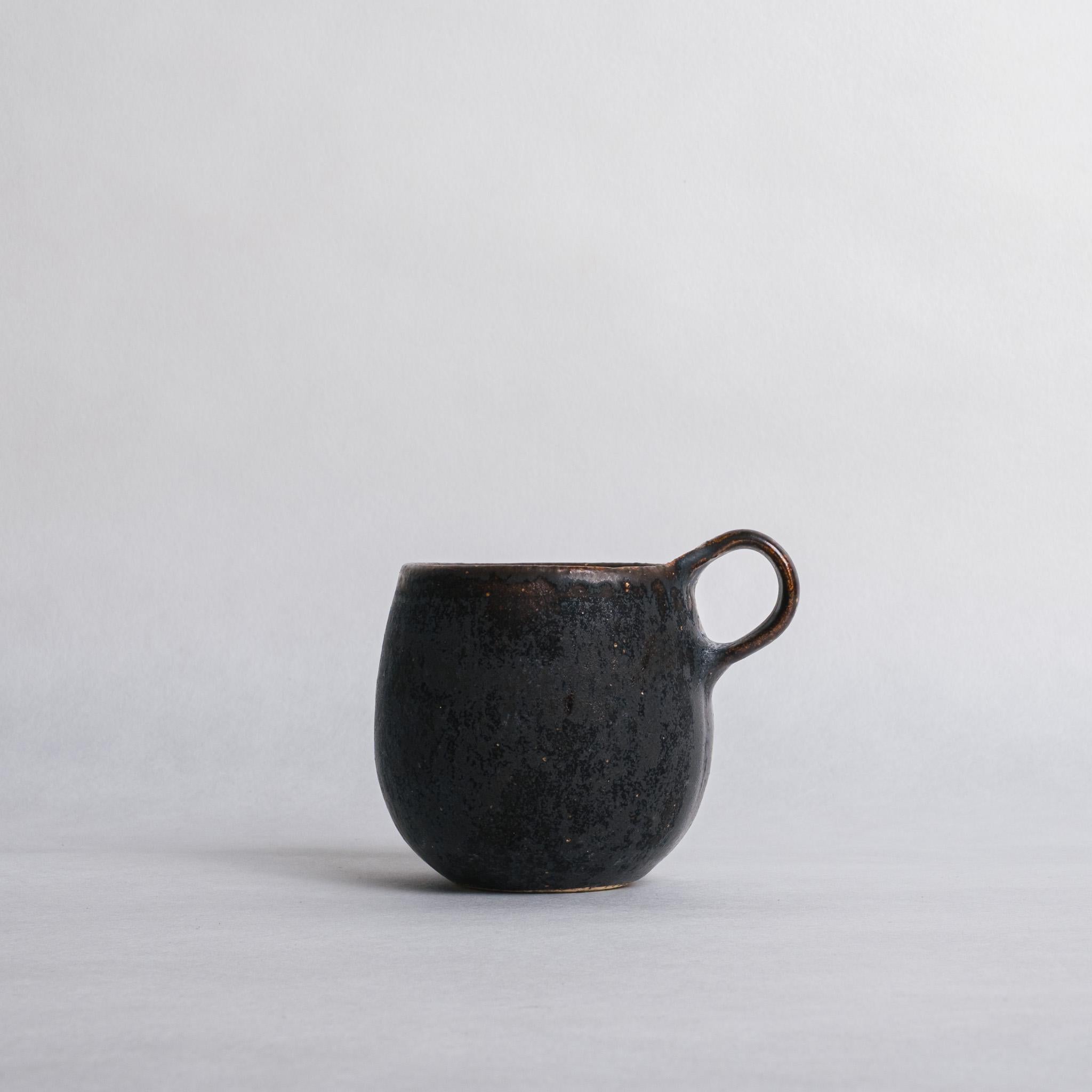Black Uzura Mug - Naoko Murakami