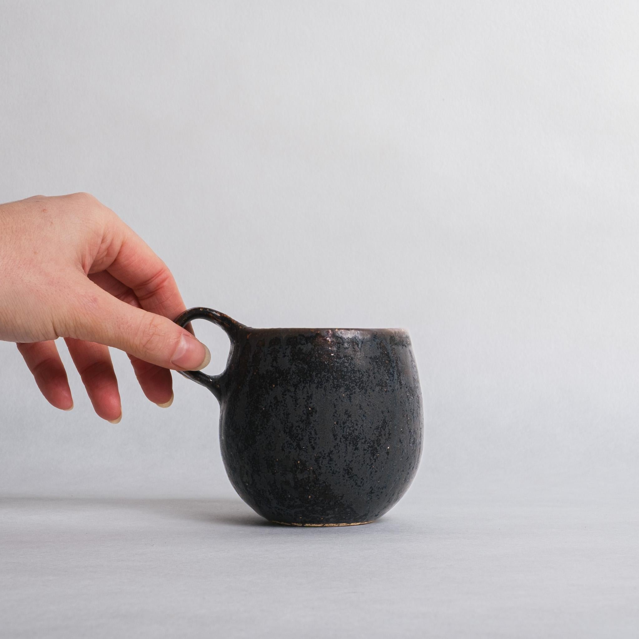 Black Uzura Mug - Naoko Murakami