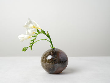 Wood Fired Vase Small No. 3- Masayuki Yamashita
