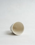 White Porcelain Yunomi - Yuriko Morioka