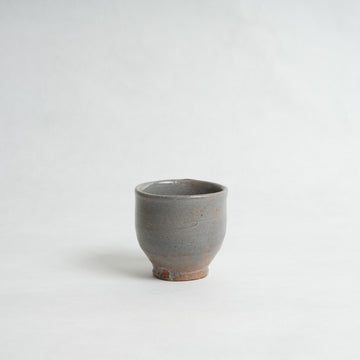 Grey Slip Glaze Yunomi - Shigeyoshi Morioka