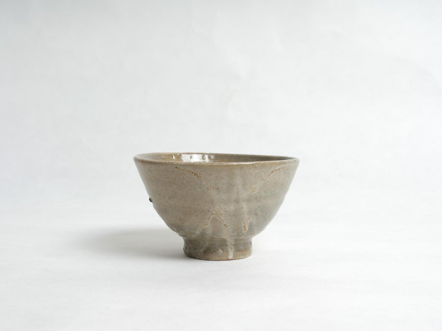 Stone Gray Glaze Chawan - Shigeyoshi Morioka