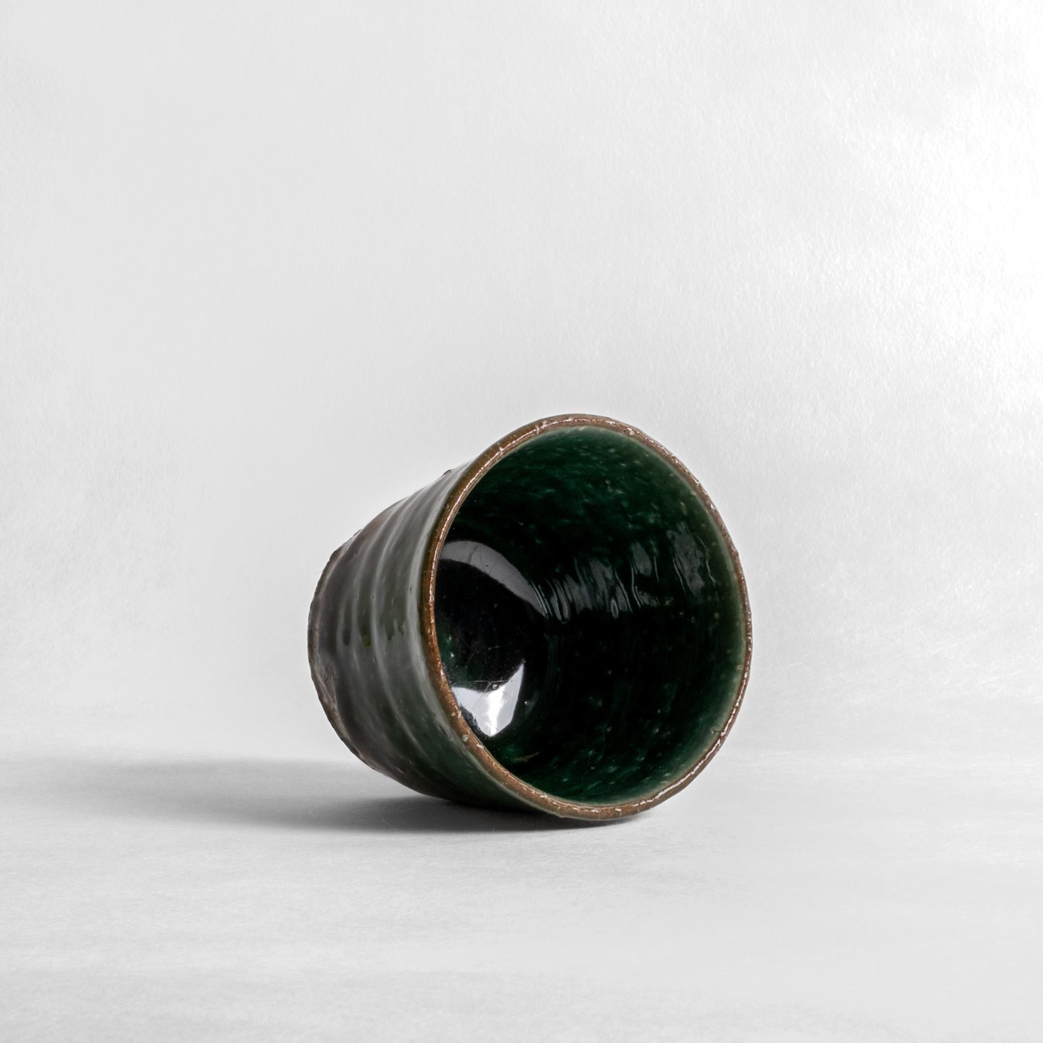 Asahikawa Choko Tea Cup (Green) - Kazuhiko Kudō