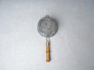 Kanaami Tsuji Tea Strainer - Stainless Steel with Bamboo Handle