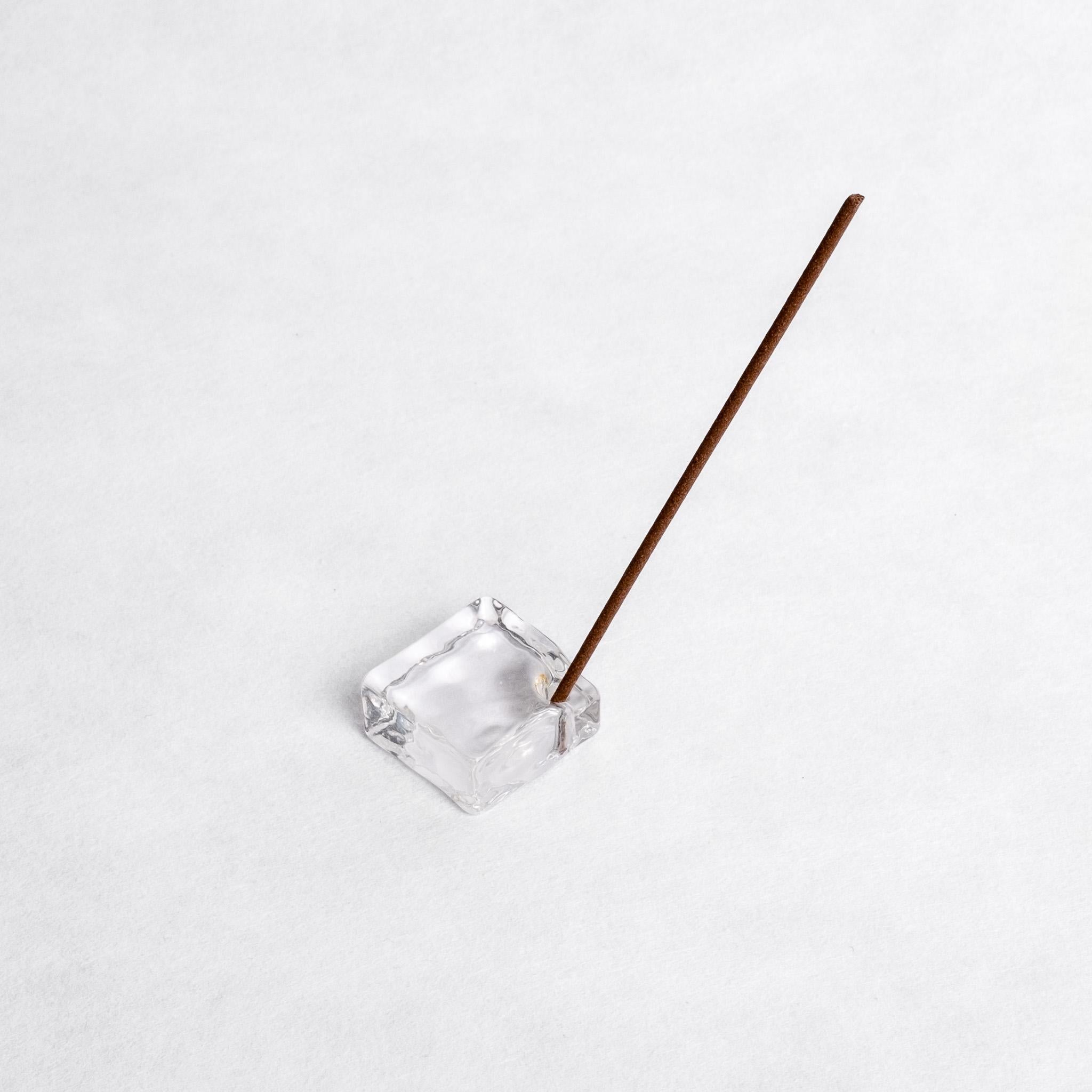 Square Glass Incense Holder - Clear – Kettl