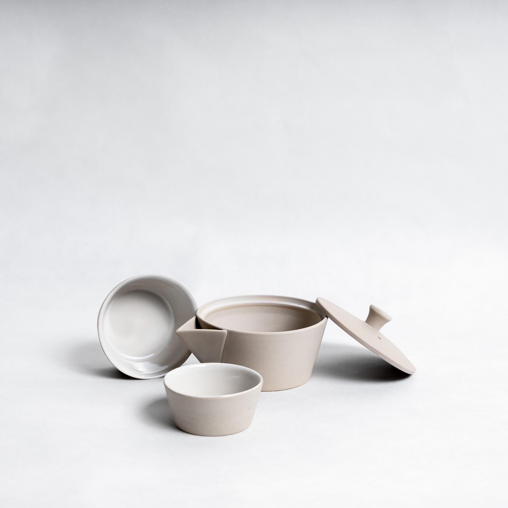 Nankei Nesting Kyusu & Cup Set - White – Kettl