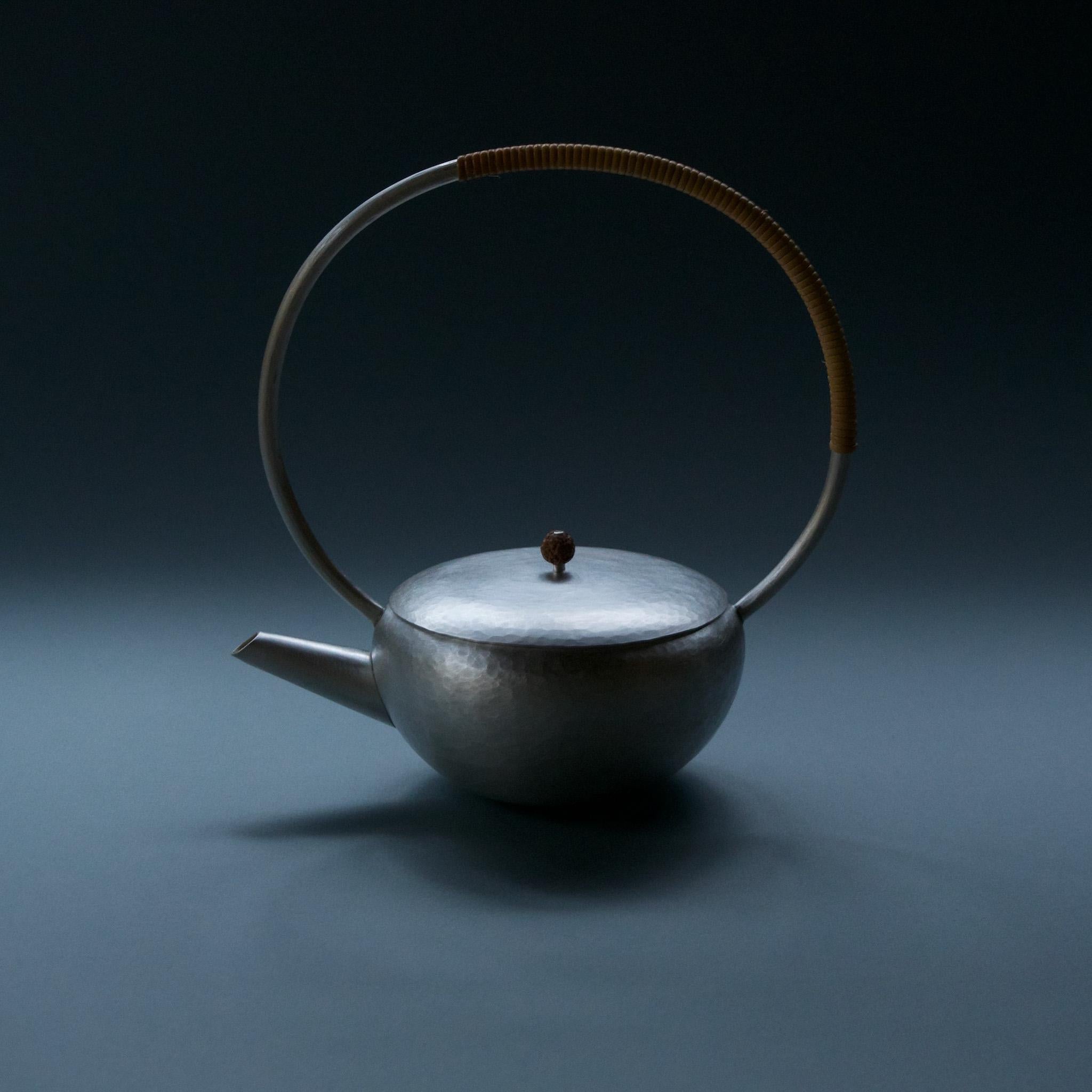 Silver Plated Copper Teapot #6 - Yumi Nakamura (pre-order)