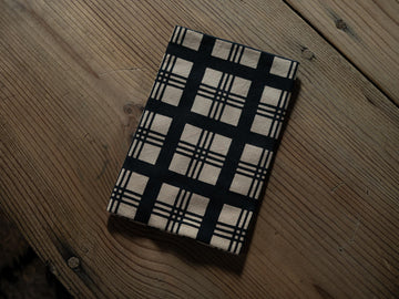 Plaid - Hand Dyed Tenugui Tea Towel