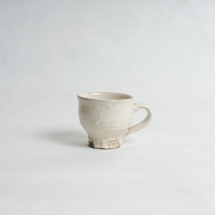 White Glaze Peace Mug - Shigeyoshi Morioka