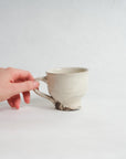 White Glaze Peace Mug - Shigeyoshi Morioka