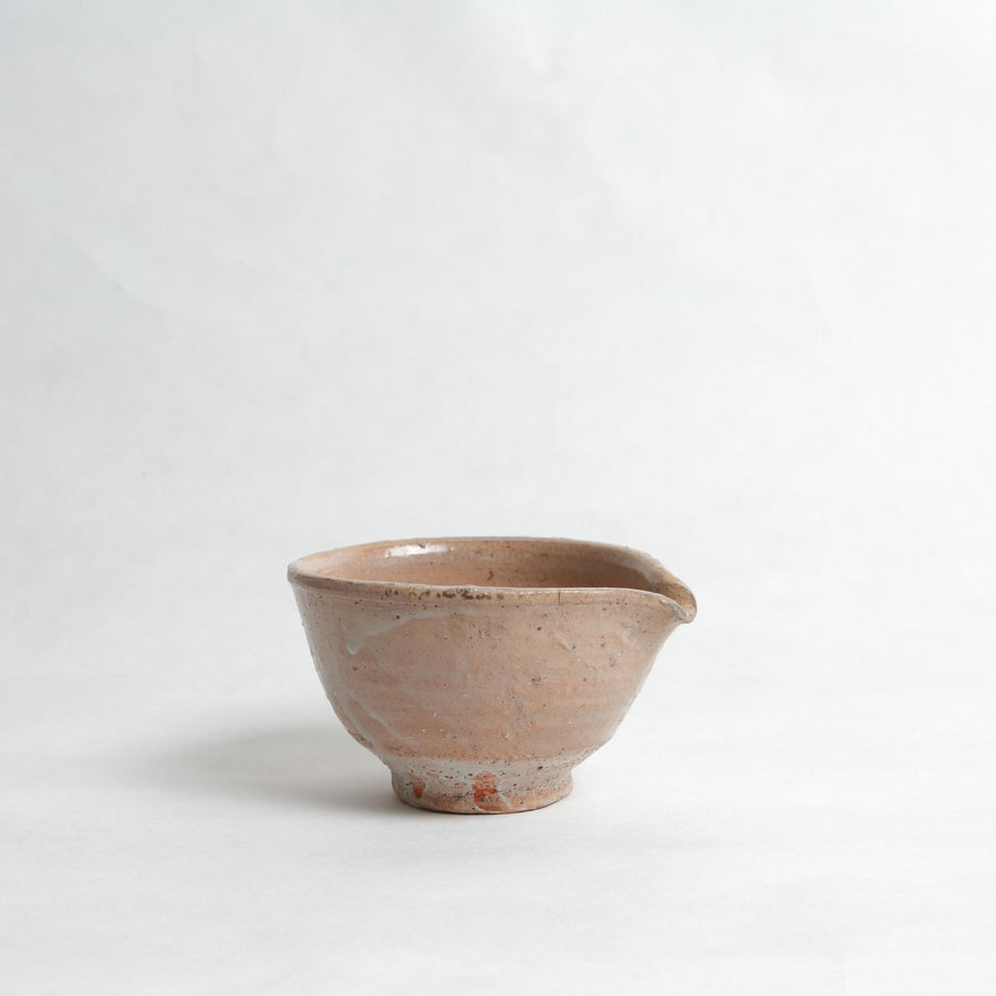 Natural Glaze Katakuchi Matcha Bowl- Shigeyoshi Morioka