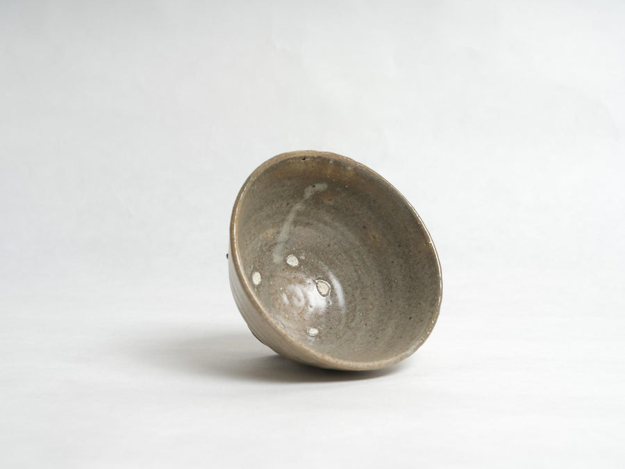 Stone Gray Glaze Chawan - Shigeyoshi Morioka