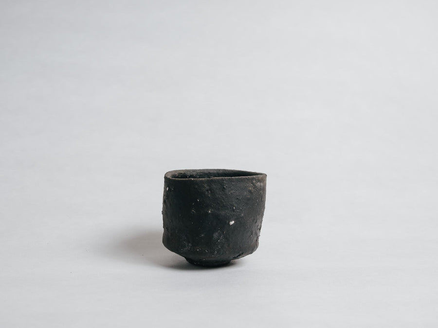 Yoshiyuki Shimizu Okinawa Black Clay Chawan