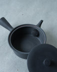 Nankei Flat Bottom Kyusu - Black