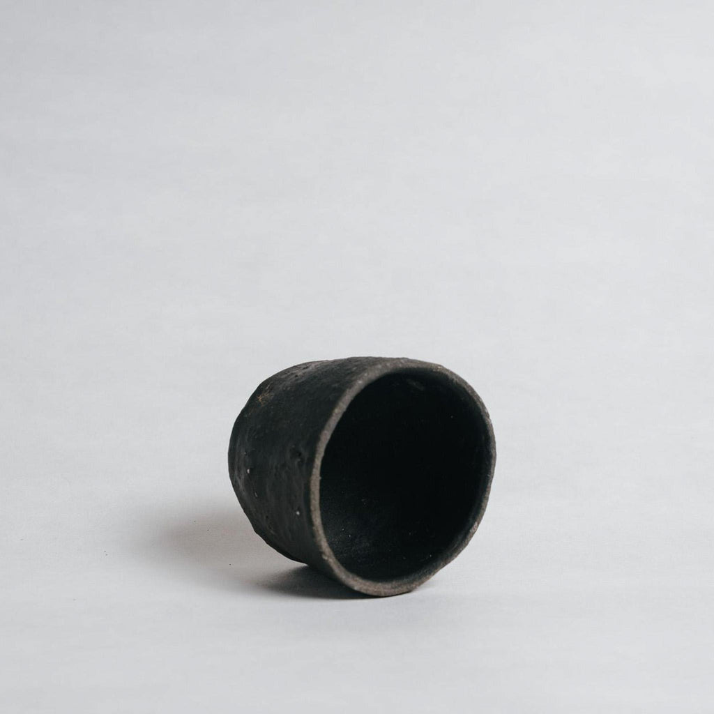 Yoshiyuki Shimizu Okinawa Black Clay Chawan