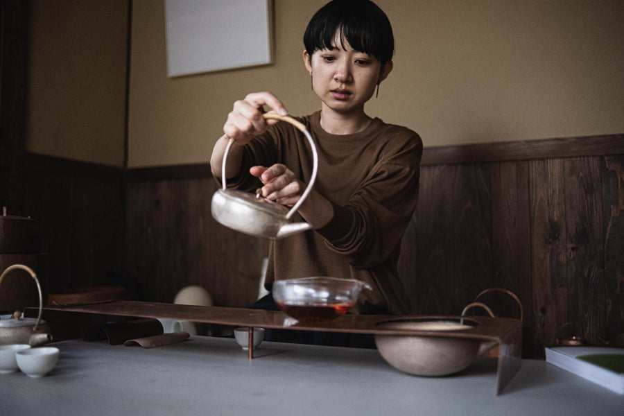 Silver Plated Copper Teapot #3 - Yumi Nakamura (pre-order)