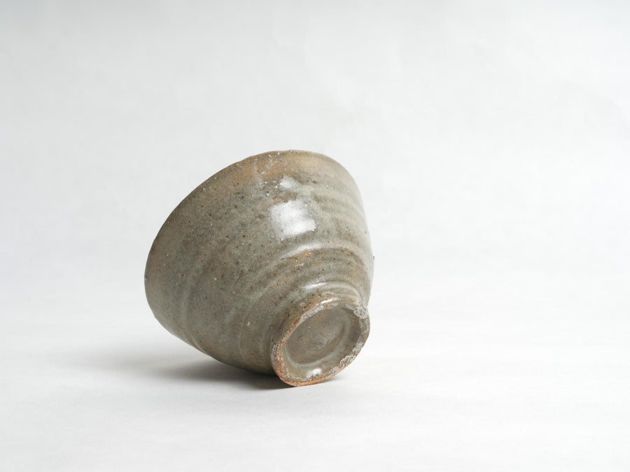 Stone Gray Glaze Chawan - Shigeyoshi Morioka