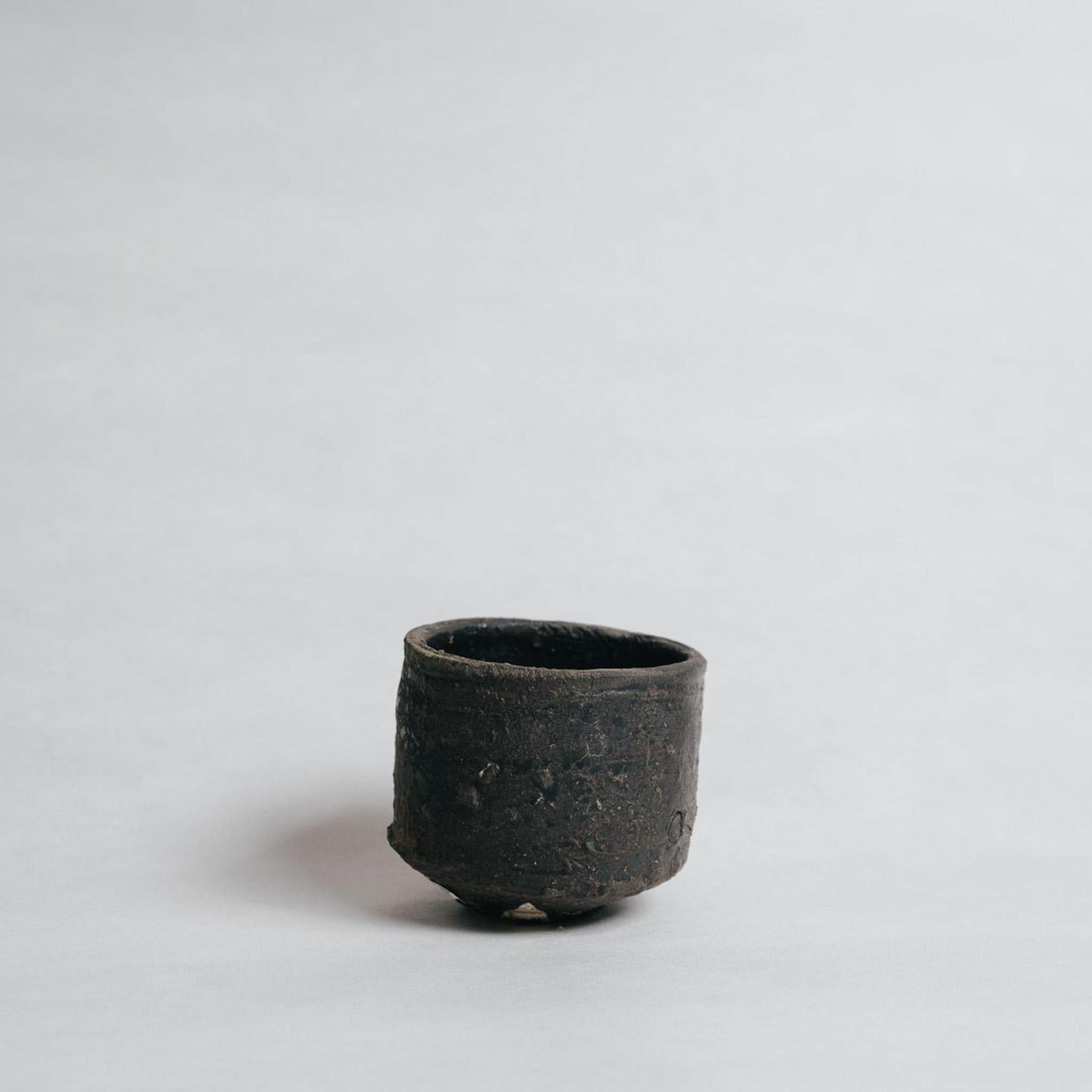 Yoshiyuki Shimizu Okinawa Black Clay Chawan