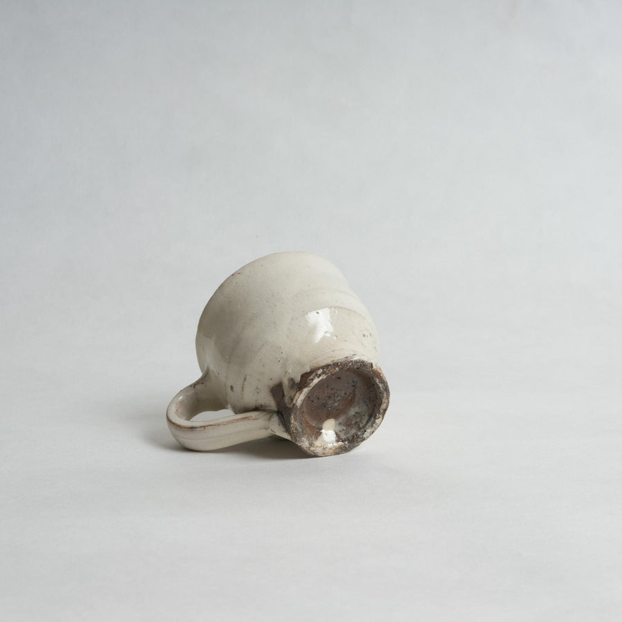 White Glaze Peace Mug - Shigeyoshi Morioka