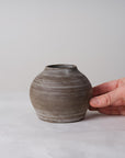 White Slip Dark Clay Vase #5